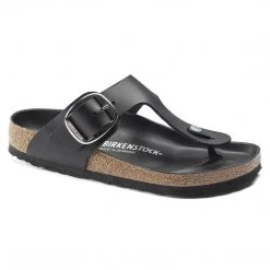 Gizeh Big Buckle - The Birkenstock Premier Thong Sandal In Black