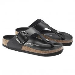 Gizeh Big Buckle - The Birkenstock Premier Thong Sandal In Black