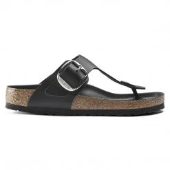 Gizeh Big Buckle - The Birkenstock Premier Thong Sandal In Black