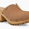Ugg The Center Seam Lug Sole Clog In Chestnut