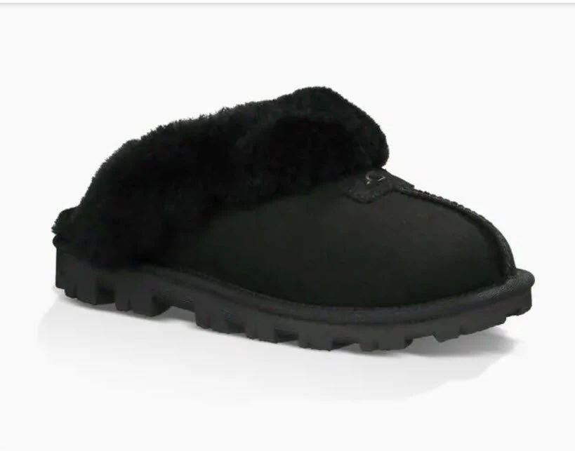 Coquette - The Classic Ugg Slipper In Black Slippers 1 Coquette - The Classic Ugg Slipper In Black Slippers