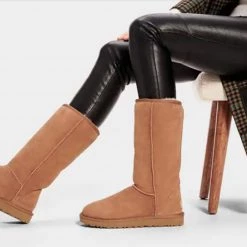 The Ugg Classic Tall Boot In Chestnut Shoes