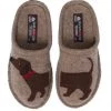 Haflinger The Wool Dog Slipper In Earth