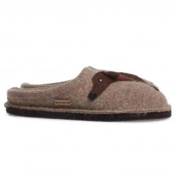 Haflinger The Wool Dog Slipper In Earth
