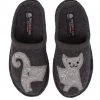 Haflinger The Wool Cat Slipper In Grey Slippers