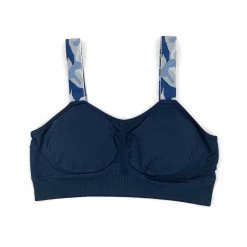Strap Its The Blue Camo Bra In Navy