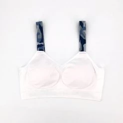 Strap Its The Blue Camo Bra In White Accessories