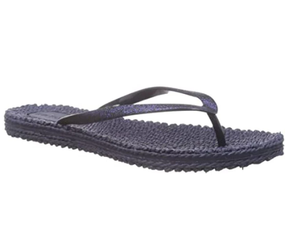 Isle Jacobsen The Glitter Flip Flop In Navy Shoes 2 Isle Jacobsen The Glitter Flip Flop In Navy Shoes