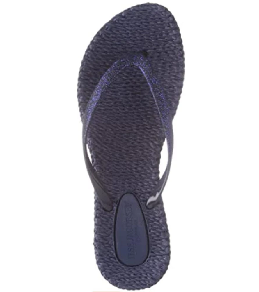 Isle Jacobsen The Glitter Flip Flop In Navy Shoes 1 Isle Jacobsen The Glitter Flip Flop In Navy Shoes