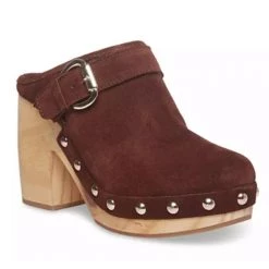 Steve Madden Shoes The Belted Clog In Brown