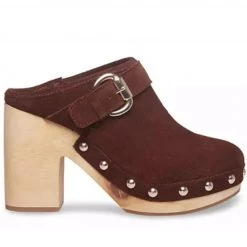 Steve Madden Shoes The Belted Clog In Brown