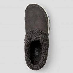 Cougar The Waterproof Pile Lined Rubber Sole Mule In Pewter