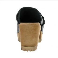 Mia The Clog With Braid Detail In Black Shoes