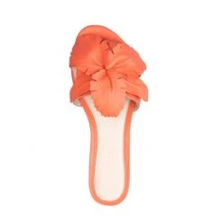 Cecelia The Flower Slide In Coral Shoes