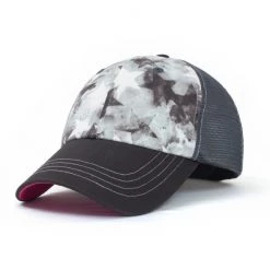 Shady Lady The Graffiti Trucker Hat In Black Grey And White