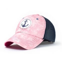 Shady Lady The Matey Trucker Hat In Pink Marble