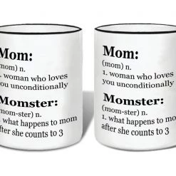 Retrospect The Momster Mug In White Accessories