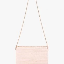 America & Beyond The Beaded Honey Bee Clutch In Natural Handbags