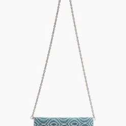 America & Beyond The Beaded Aruba Clutch In Blue