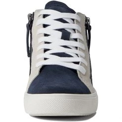 Blondo Shoes The Mid Top Lace In Navy Glitter