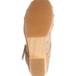 Steve Madden Shoes The Belted Clog In Tan