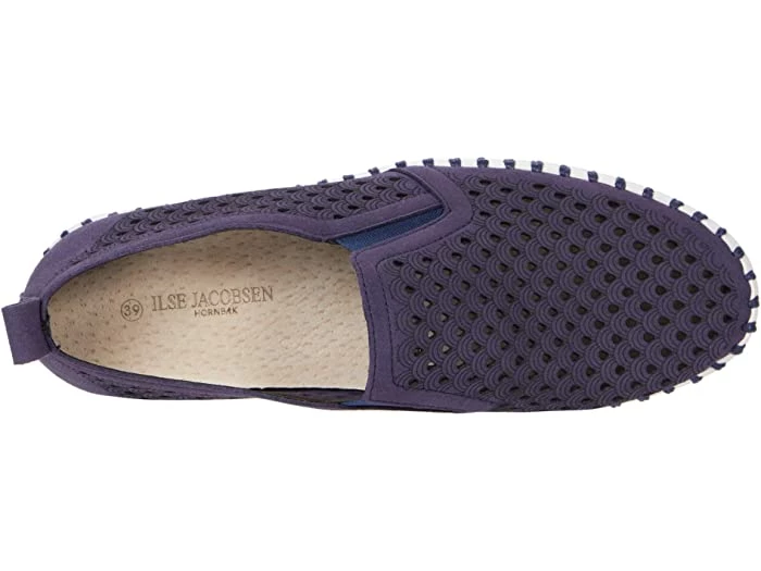 Isle Jacobsen Tulip 140 - The Perforated Slip-On With Gore In Navy Shoes 3 Isle Jacobsen Tulip 140 - The Perforated Slip-On With Gore In Navy Shoes