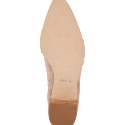 Blondo Shoes The Mid Stack Covered Gore Bootie In Mushroom