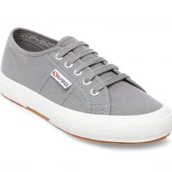 Shoes Superga - The Classic Lace Sneaker In Grey Sage