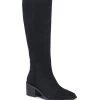 Splendid Shoes The Tall Boot With Mid Stack Heel In Black