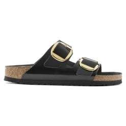 Shoes Arizona Big Buckle - The Premier Birkenstock 2 Band Sandal In Black