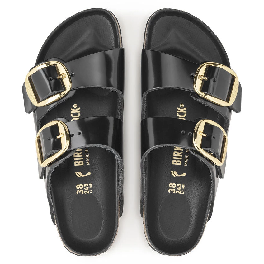 Shoes Arizona Big Buckle - The Premier Birkenstock 2 Band Sandal In Black 4 Shoes Arizona Big Buckle - The Premier Birkenstock 2 Band Sandal In Black