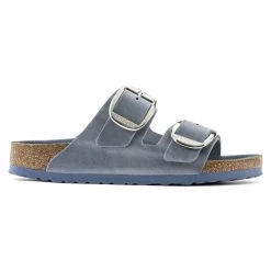 Shoes Arizona Big Buckle - The Premier Birkenstock 2 Band Sandal In Dusty Blue