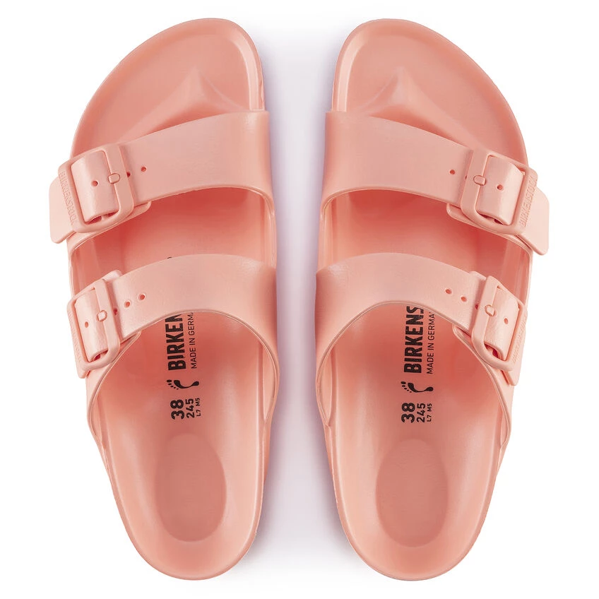 Birkenstock Arizona EVA - The Signature Pool Sandal In Coral Peach Shoes 3 Birkenstock Arizona EVA - The Signature Pool Sandal In Coral Peach Shoes
