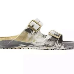 Birkenstock Arizona EVA - The Signature Pool Sandal In Multi Metallic Gold Shoes
