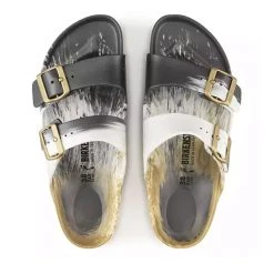 Birkenstock Arizona EVA - The Signature Pool Sandal In Multi Metallic Gold Shoes