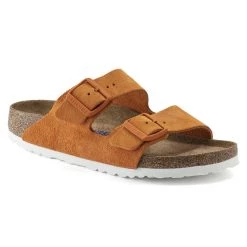 Arizona - The Birkenstock Signature Double Band Sandal In Russet Orange