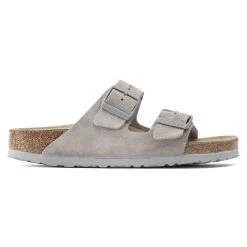 Arizona - The Birkenstock Signature Double Band Sandal In Stone Coin