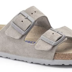 Arizona - The Birkenstock Signature Double Band Sandal In Stone Coin