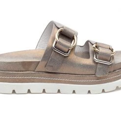 J Slides The Dual D Ring Band Slide In Bronze