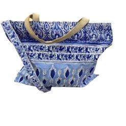 BELL The Crossbody Bag In Blue Denim