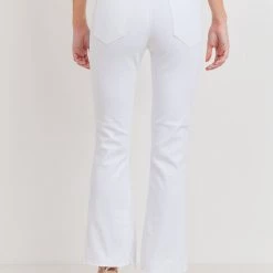 Just Black Contemporary Clothing The Crop Flare In White