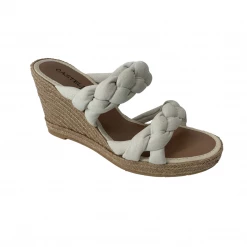 Casteller The Dual Braided Espadrille In Off White