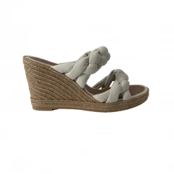 Casteller The Dual Braided Espadrille In Off White