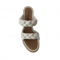 Casteller The Dual Braided Espadrille In Off White