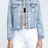 Pistola Contemporary Clothing The Star Denim Jacket In Light Blue