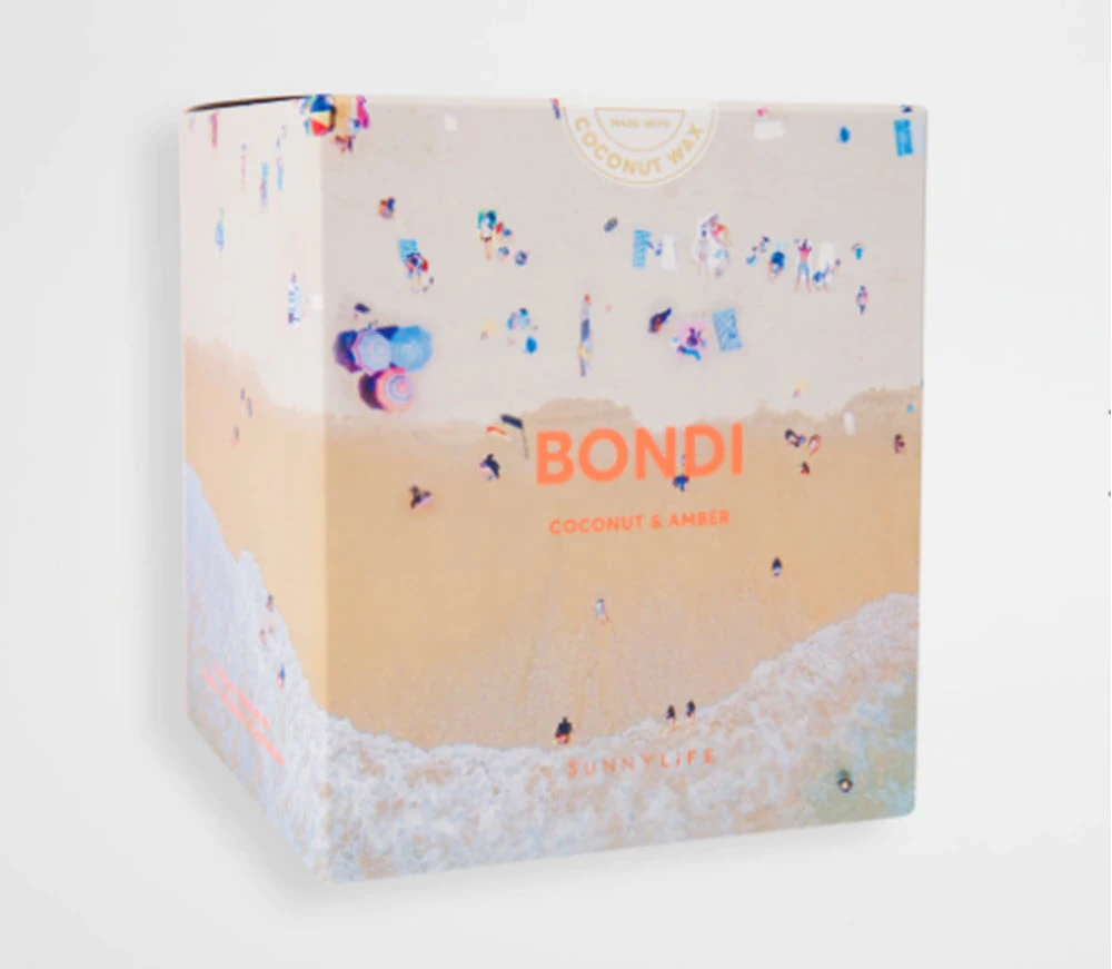 Sunny Life The Bondi Candle In Coconut Amber 2 Sunny Life The Bondi Candle In Coconut Amber