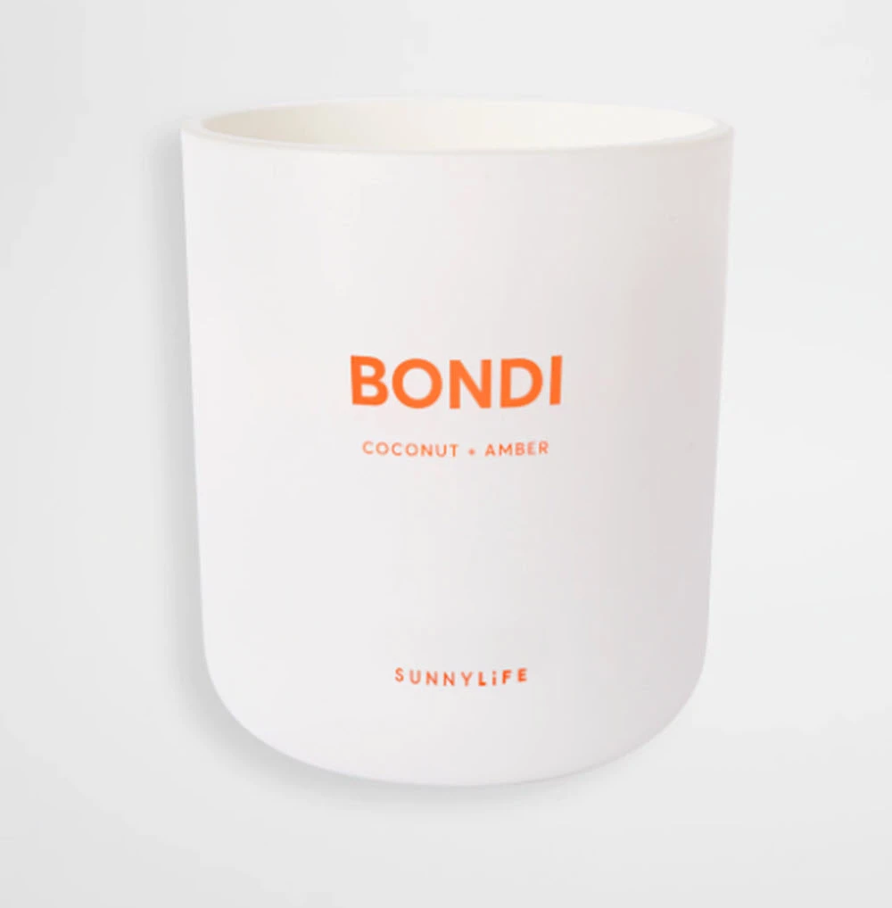 Sunny Life The Bondi Candle In Coconut Amber 3 Sunny Life The Bondi Candle In Coconut Amber