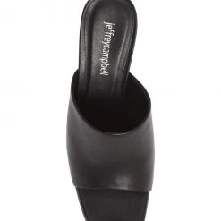 Jeffrey Campbell The Platform High Heel Slide In Black Shoes