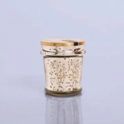 Capri Blue Accessories The Volcano Mercury Glass Candle In Silver Gold