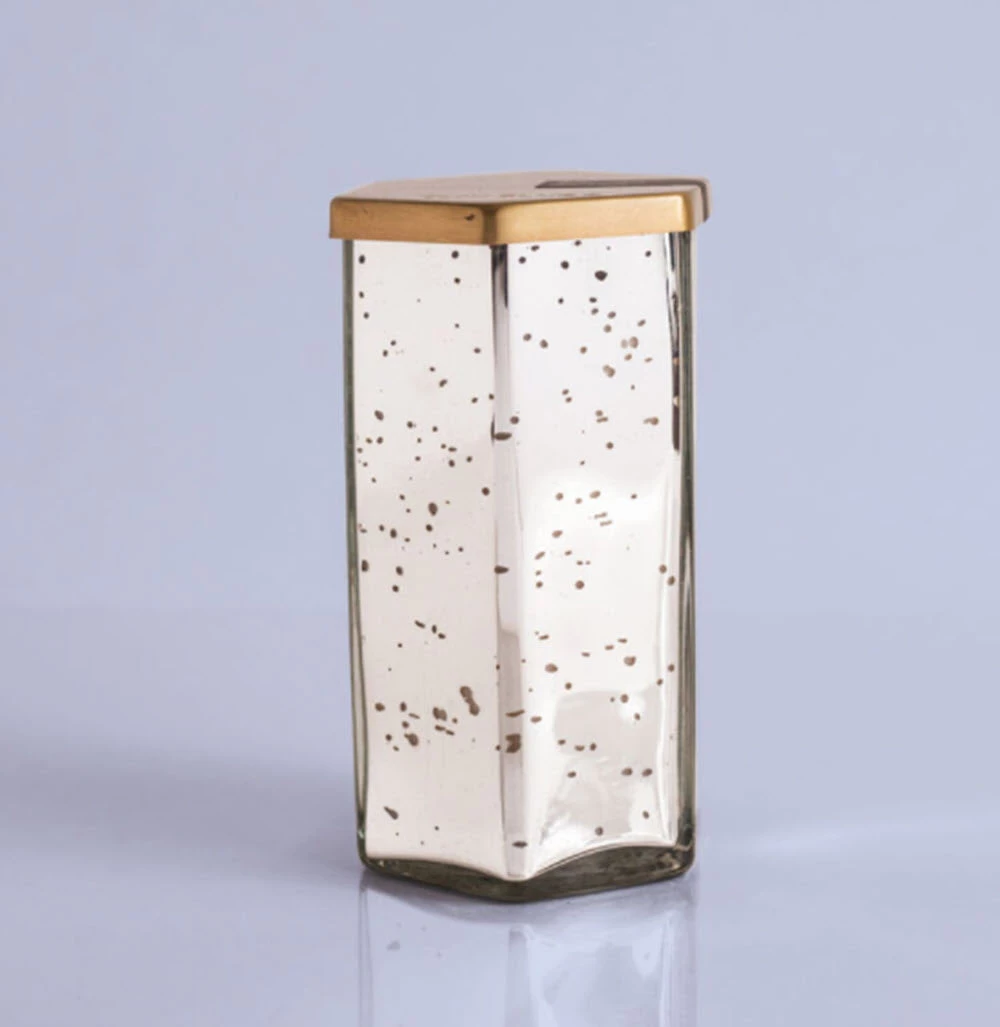 Capri Blue The Large Volcano Mercury Glass Candle In Silver Gold Accessories 2 Capri Blue The Large Volcano Mercury Glass Candle In Silver Gold Accessories